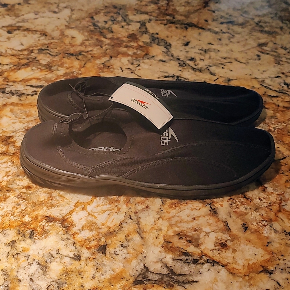 Speedo Men's Black Water Shoes. Size 9 NWT - Picture 6 of 11